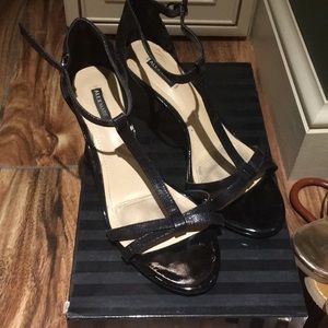 Alex Marie Strappy Black Heels